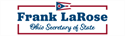 Ohio Secretary of State. Frank LaRose logo